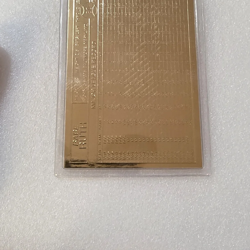 Gold Baseball Card - Picture 4 of 8